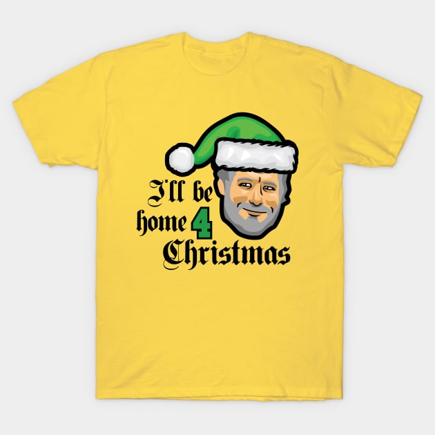 Brett Favre Santa Claus T-Shirt by Carl Cordes